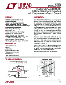 浏览型号LT1815IS8的Datasheet PDF文件第1页