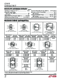 浏览型号LT1815CS5的Datasheet PDF文件第2页