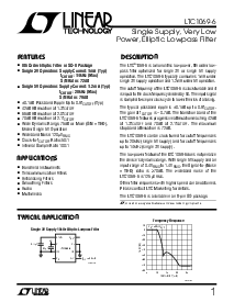 浏览型号LTC1069-6IS8的Datasheet PDF文件第1页