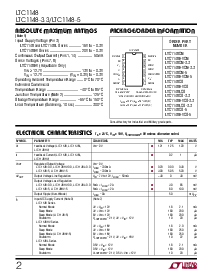 浏览型号LTC1148CS-5的Datasheet PDF文件第2页