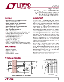 浏览型号LTC1775IS的Datasheet PDF文件第1页