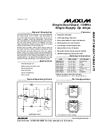 浏览型号MAX473CPA的Datasheet PDF文件第1页