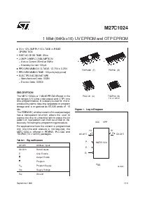 浏览型号M27C1024-35C1TR的Datasheet PDF文件第1页