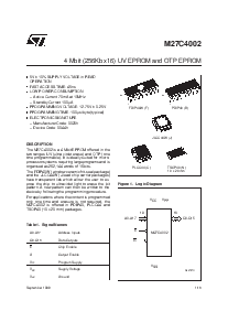 浏览型号M27C4002-10C1TR的Datasheet PDF文件第1页