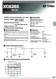 浏览型号XC6203E302PR的Datasheet PDF文件第1页