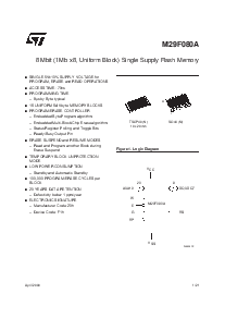 浏览型号M29F080A-90M6T的Datasheet PDF文件第1页