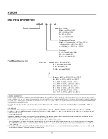 浏览型号X24C04PI的Datasheet PDF文件第14页