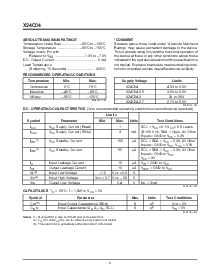 浏览型号X24C04PI的Datasheet PDF文件第9页