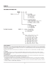 浏览型号X24C01SI的Datasheet PDF文件第14页