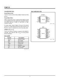 浏览型号X24C16PM-3的Datasheet PDF文件第2页