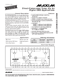 浏览型号MAX2105CWI的Datasheet PDF文件第1页