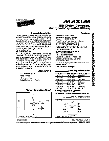 浏览型号MAX291CPA的Datasheet PDF文件第1页