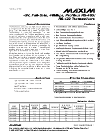 浏览型号MAX3469ESA的Datasheet PDF文件第1页