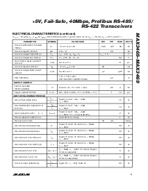 浏览型号MAX3469ESA的Datasheet PDF文件第3页