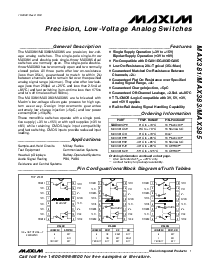 浏览型号MAX381的Datasheet PDF文件第1页