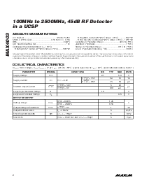 浏览型号MAX4003EUA的Datasheet PDF文件第2页