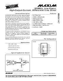 浏览型号MAX4147ESD的Datasheet PDF文件第1页