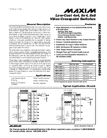 浏览型号MAX4456CPL的Datasheet PDF文件第1页