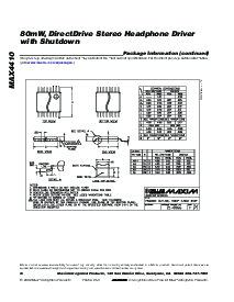 浏览型号MAX4410EUD的Datasheet PDF文件第20页