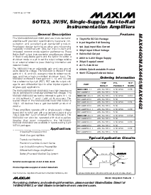 浏览型号MAX4460ESA的Datasheet PDF文件第1页