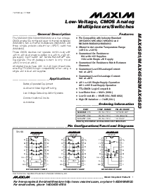 浏览型号MAX4583CEE的Datasheet PDF文件第1页