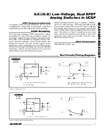 浏览型号MAX4684EBC的Datasheet PDF文件第7页