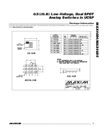 浏览型号MAX4684ETB的Datasheet PDF文件第9页