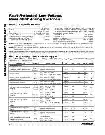 浏览型号MAX4712EUE的Datasheet PDF文件第2页
