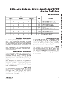 浏览型号MAX4742EKA的Datasheet PDF文件第7页