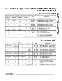 浏览型号MAX4749EUD的Datasheet PDF文件第7页