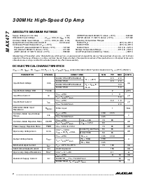 浏览型号MAX477EPA的Datasheet PDF文件第2页