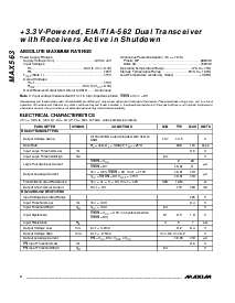 浏览型号MAX563CWN的Datasheet PDF文件第2页