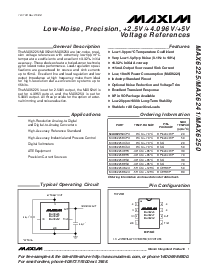 浏览型号MAX6225ACSA的Datasheet PDF文件第1页