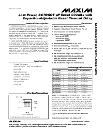 浏览型号MAX6421XS29-T的Datasheet PDF文件第1页