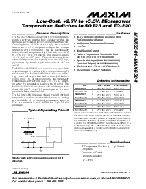 浏览型号MAX6501CMP120的Datasheet PDF文件第1页