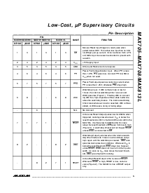 浏览型号MAX706MJA的Datasheet PDF文件第5页