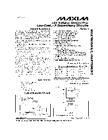 浏览型号MAX706TCUA的Datasheet PDF文件第1页