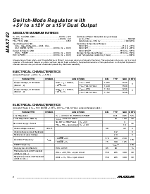 浏览型号MAX742CWP的Datasheet PDF文件第2页