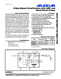 浏览型号MAX7452ESA的Datasheet PDF文件第1页