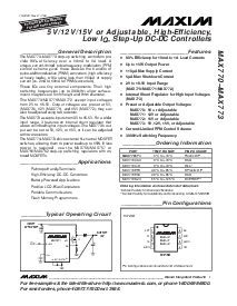 浏览型号MAX771CSA的Datasheet PDF文件第1页