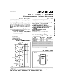 浏览型号MAX8215EPD的Datasheet PDF文件第1页