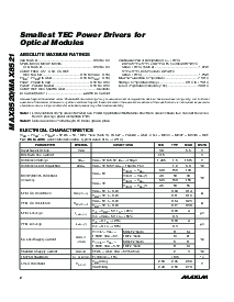 浏览型号MAX8521ETP的Datasheet PDF文件第2页