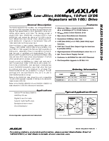 浏览型号MAX9153EUI的Datasheet PDF文件第1页