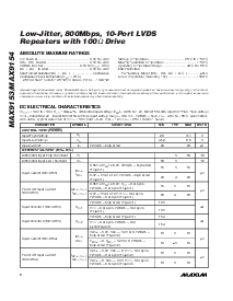 浏览型号MAX9153EUI的Datasheet PDF文件第2页