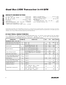 浏览型号MAX9158EGM的Datasheet PDF文件第2页