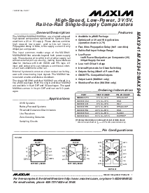浏览型号MAX941CPA的Datasheet PDF文件第1页