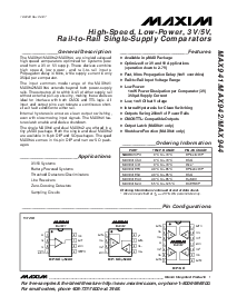 浏览型号MAX944ESD的Datasheet PDF文件第1页