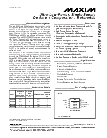 浏览型号MAX953EPA的Datasheet PDF文件第1页