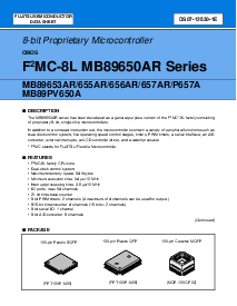 浏览型号MB89657AR的Datasheet PDF文件第1页