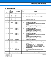 浏览型号MB89657AR的Datasheet PDF文件第9页